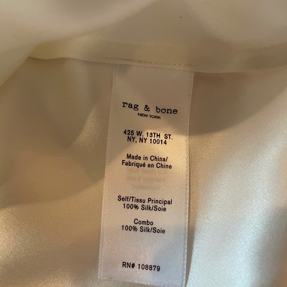 Rag and bone 100% silk blouse - Picture 6 of 6